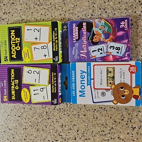 **Clearance** Early Childhood math flash cards bundle - Picture 1 of 10